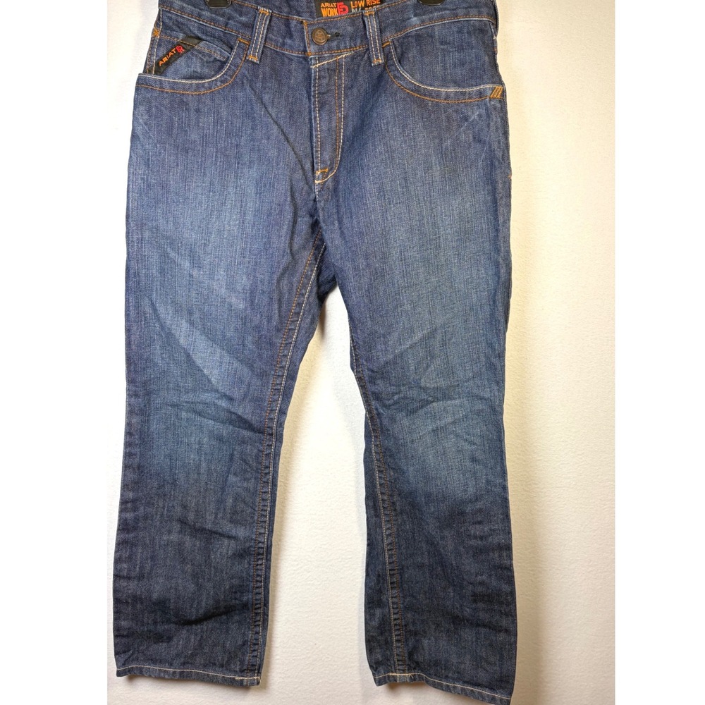 Ariat Jeans Men 32x30 Blue EUC Work FR M4 Boot Low Rise Flame Resistant